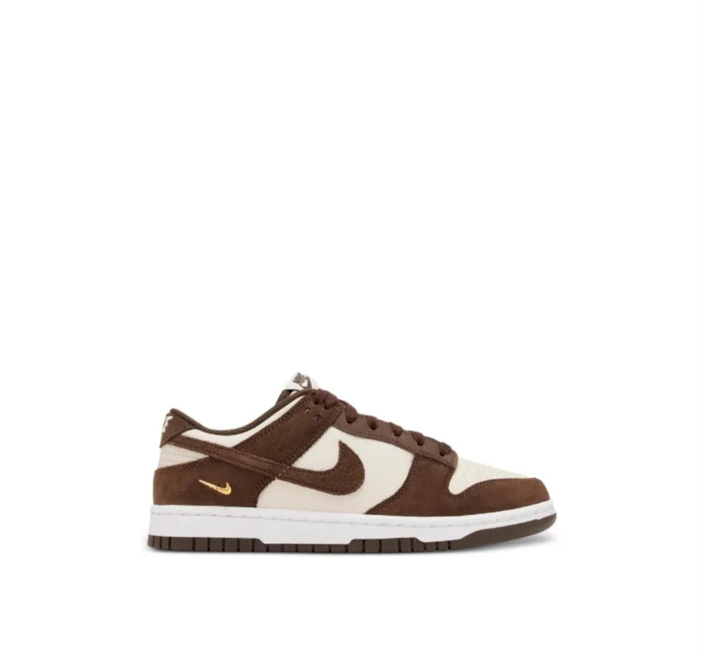 Nike Dunk Low suede-panelled brown