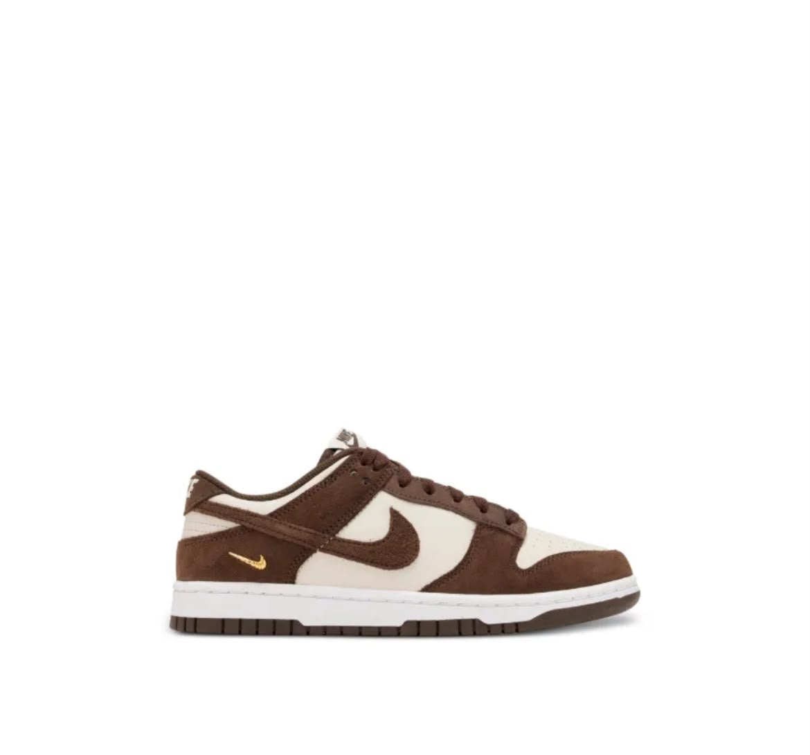 Nike Dunk Low suede-panelled brown